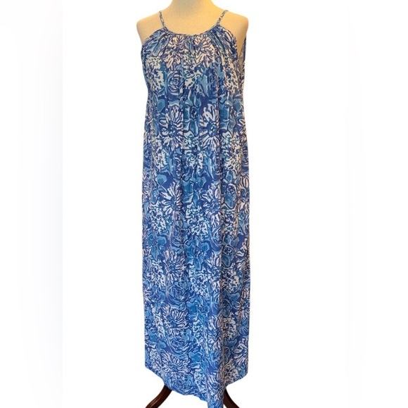 Fitzroy & Willa Dresses & Skirts - Fitzroy & Willa NWT Blue Floral Maxi Dress
